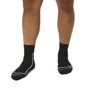logo print ankle-length socks