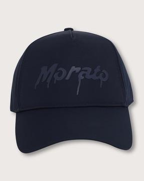 logo print baseball cap