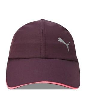 logo print baseball cap