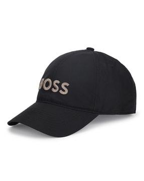 logo print cotton baseball cap