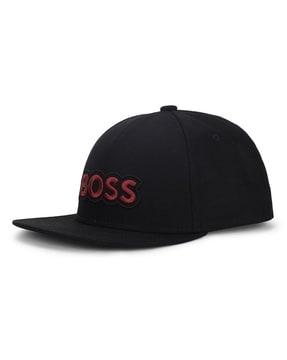 logo print cotton baseball cap