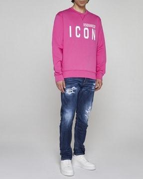 logo print crew-neck sweatshirt