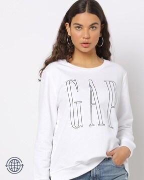 logo print crew-neck sweatshirt