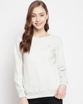 logo print crew-neck sweatshirt