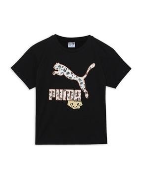 logo print crew-neck t-shirt