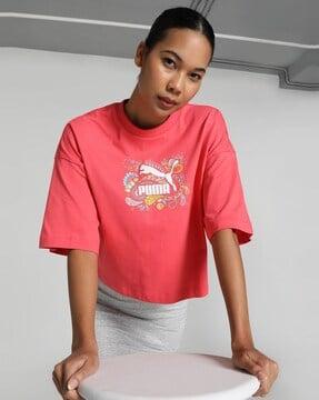 logo print crew-neck t-shirt