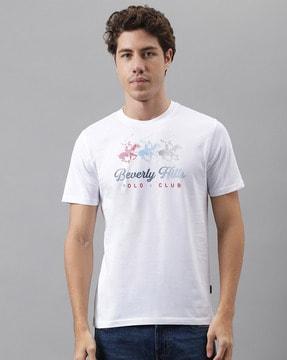 logo print crew-neck t-shirt