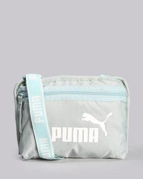 logo print crossbody bag