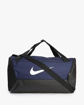 logo print duffel bag