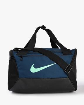 logo print duffel bag