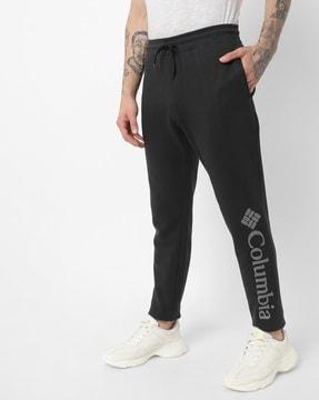 logo print fleece jogger ii pants with insert pockets