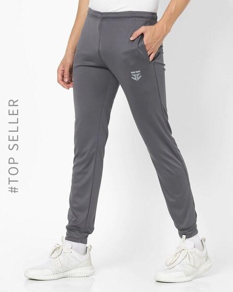 logo print joggers with insert pockets