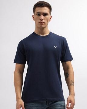 logo print regular fit crew-neck t-shirt