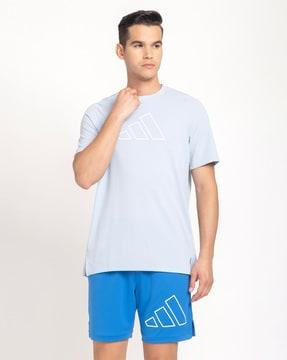 logo print regular fit crew-neck t-shirt