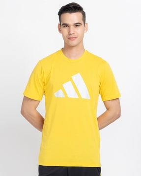 logo print regular fit crew-neck t-shirt