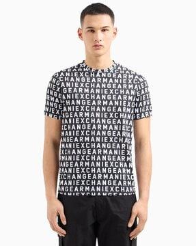 logo print regular fit jersey crew-neck t-shirt