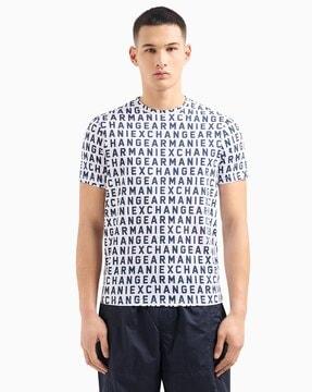 logo print regular fit jersey crew-neck t-shirt