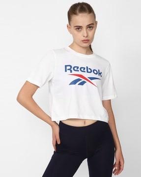 logo print regular fit round-neck t-shirt