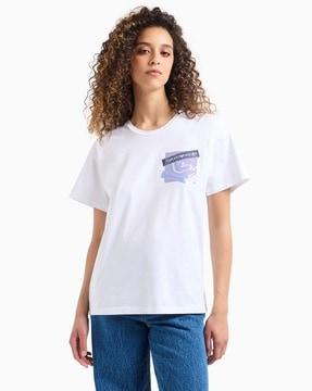 logo print regular fit t-shirt