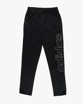 logo print relaxed fit track pants