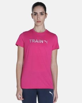 logo print training t-shirt