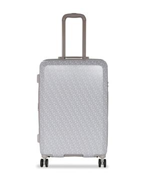 logo print trolley with toiletry pouch