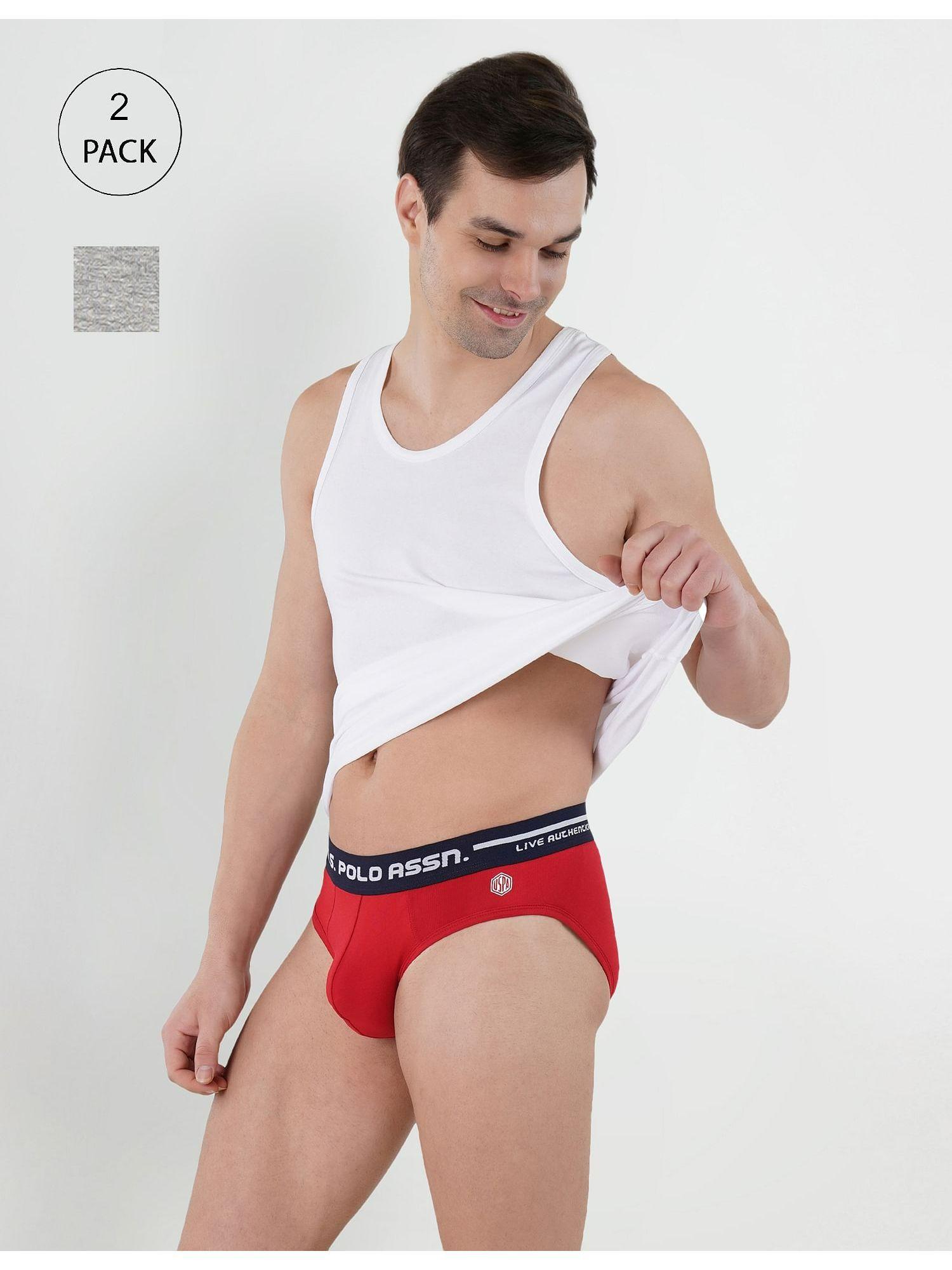 logo waistband cotton stretch iyah briefs (set of 2)