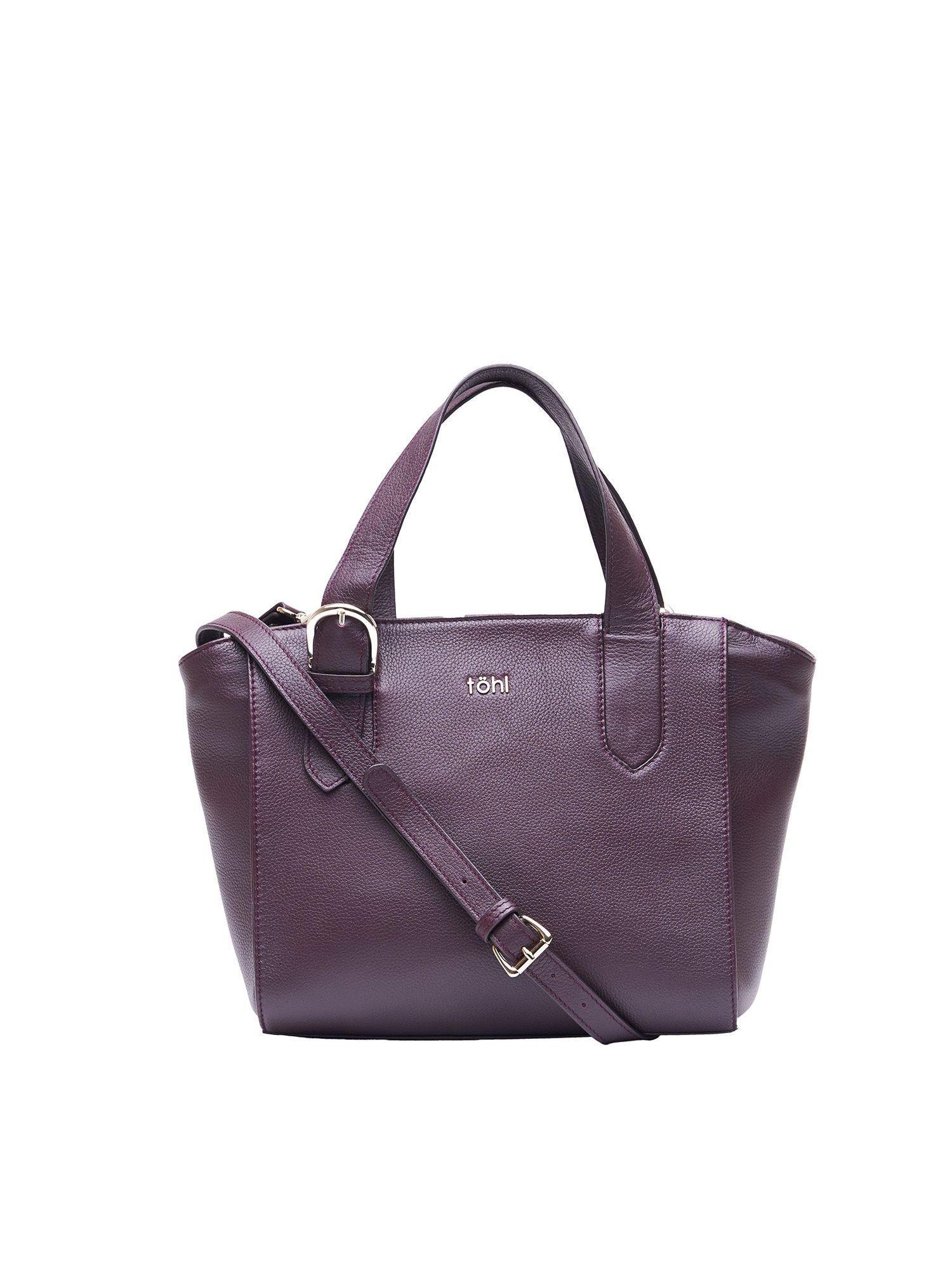 lombard womens hand bag - burgundy