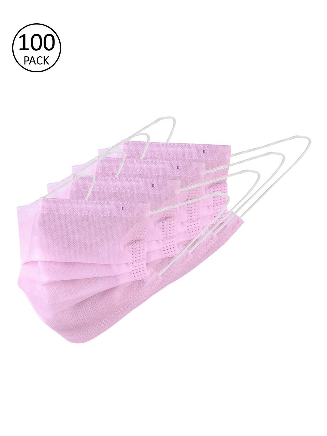 london fashion hob unisex pack of 100 3-ply ultrasonic disposable masks