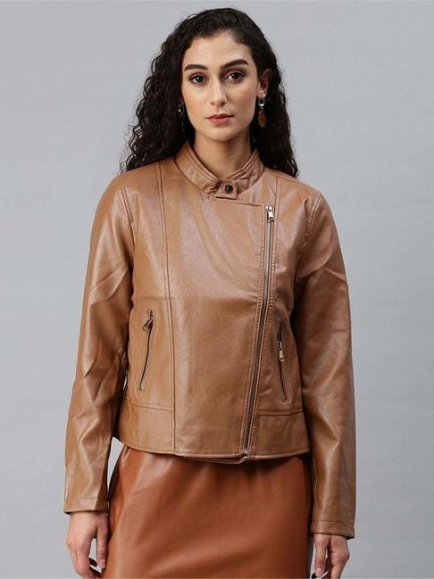 london rag brown regular fit jacket