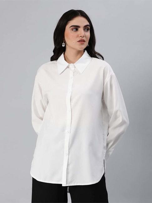 london rag white regular fit shirt