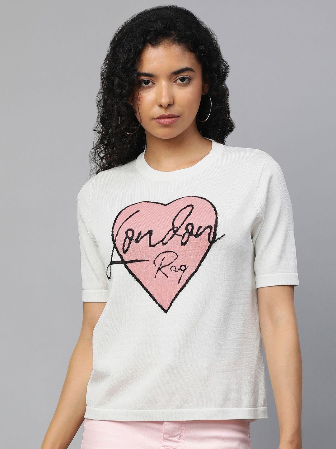 london rag women graphic printed t-shirt