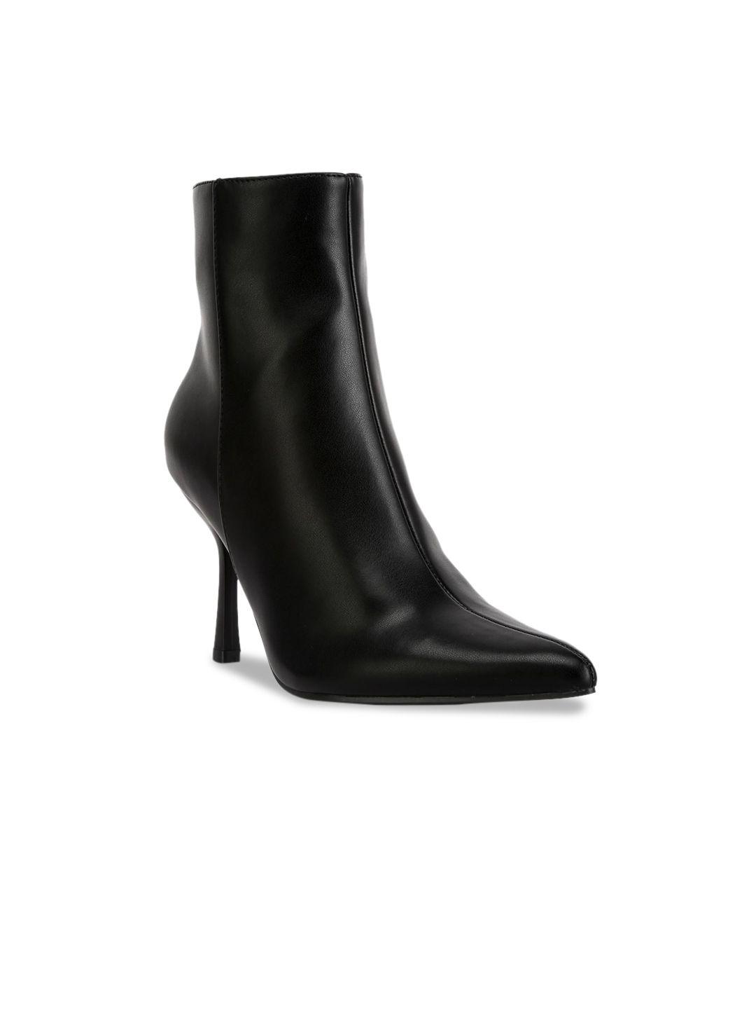 london rag women pointed toe stiletto heeled mid-top regular boots