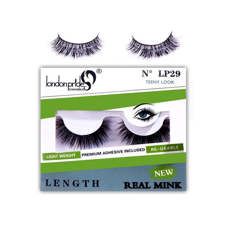 london pride cosmetics prime length eyelashes lp29 teeny look