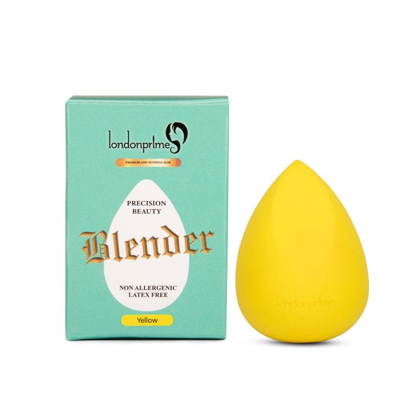 london pride cosmetics prime precision beauty blender - yellow