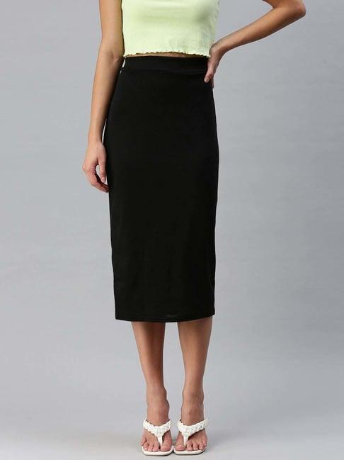 london rag black shift skirt