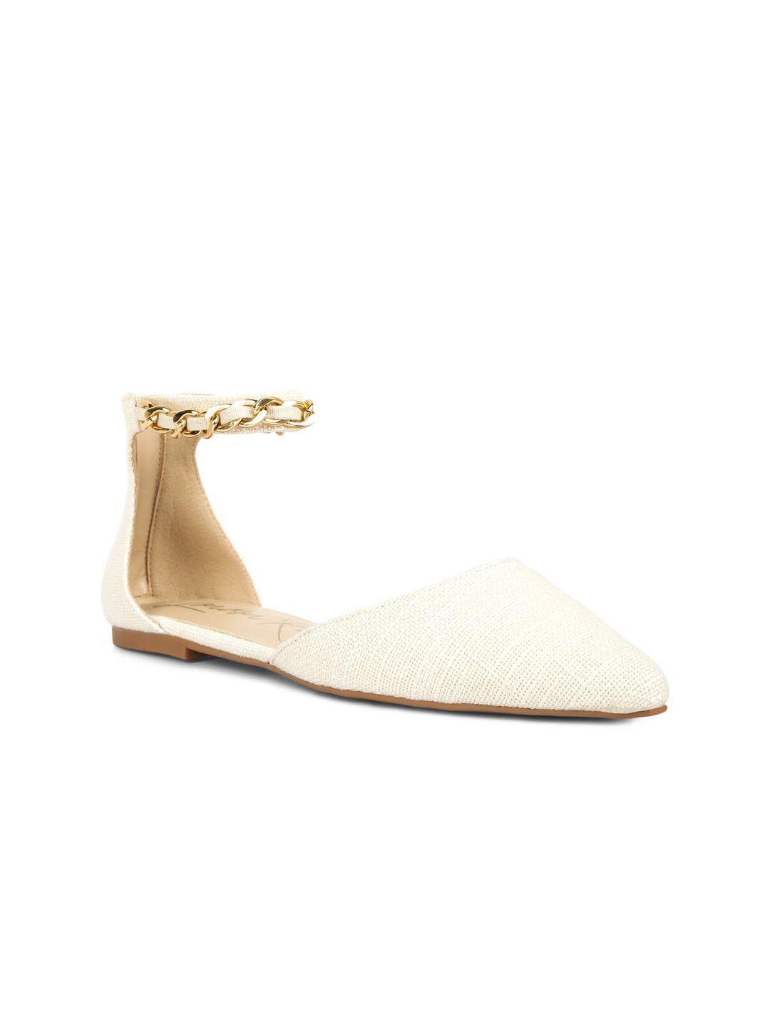 london rag embellished ankle loop mules