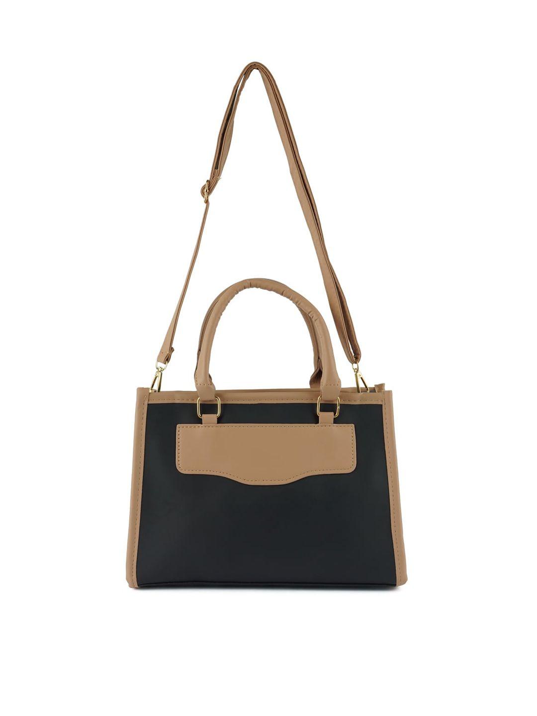 london rag pu colourblocked structured tote bag