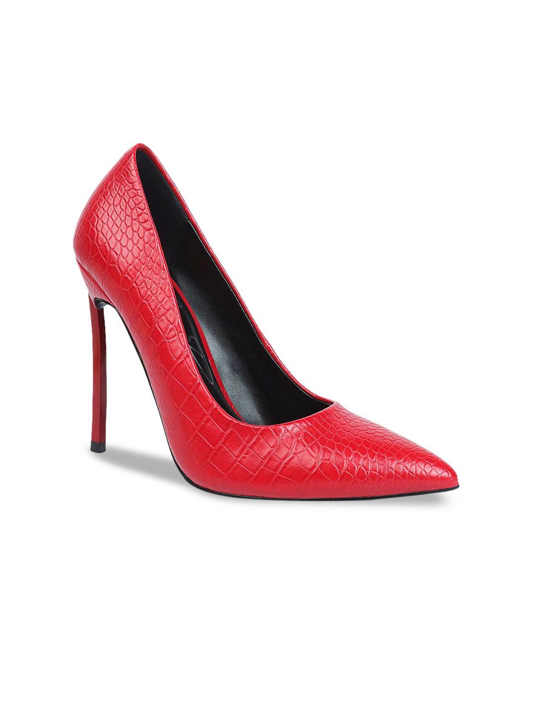 london rag textured stiletto pumps