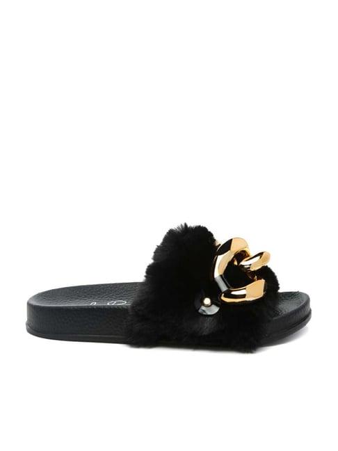 london rag women's black casual slides