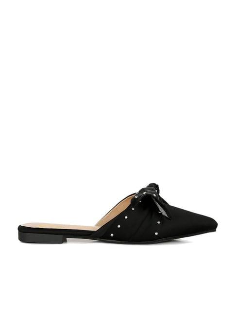 london rag women's black mule shoes