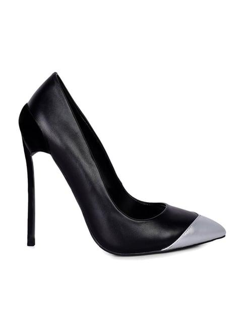 london rag women's black stiletto pumps