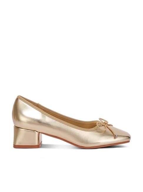 london rag women's golden casual pumps