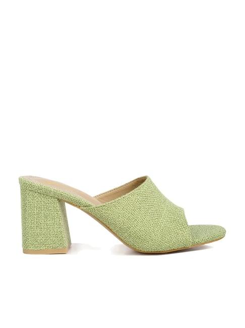 london rag women's green casual sandals