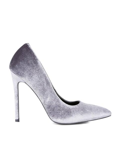 london rag women's grey stiletto pumps