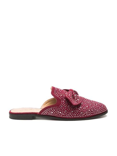 london rag women's red mule shoes