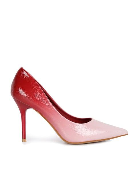 london rag women's red stiletto pumps