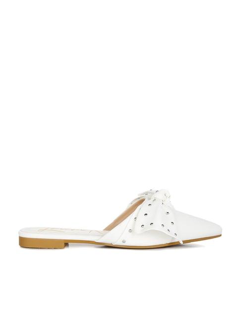 london rag women's white mule shoes