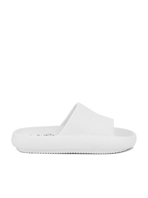 london rag women's white slides