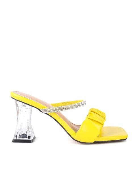 london rag women's yellow casual sandals